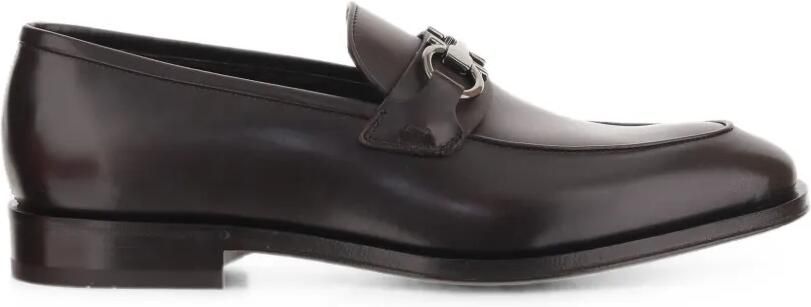 Ferragamo Loafers met Gancini-gesp Bruin