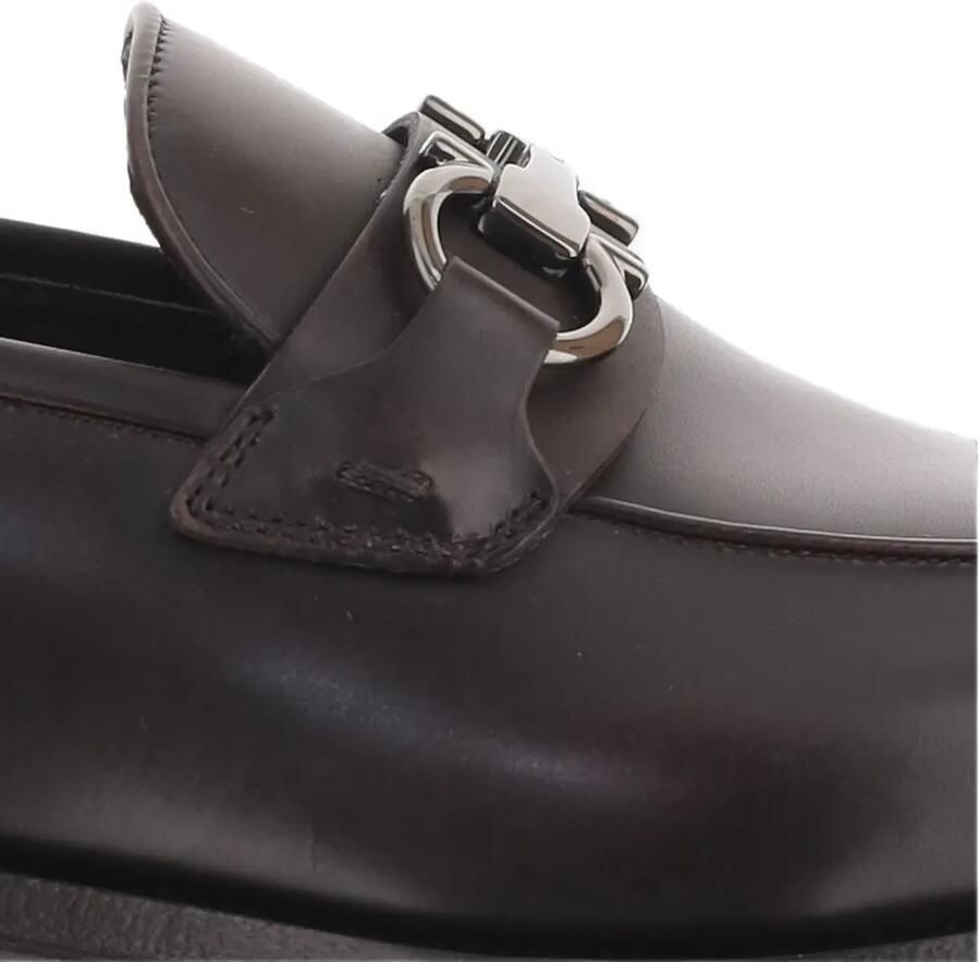 Ferragamo Loafers met Gancini-gesp Bruin - Foto 2