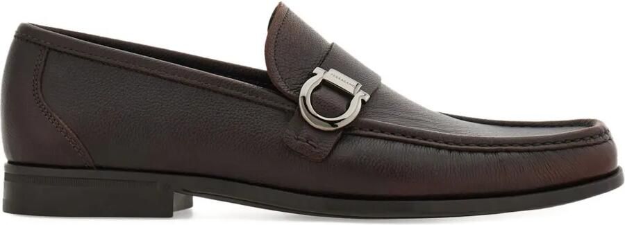 Ferragamo Loafers met Gancini-gesp Rood