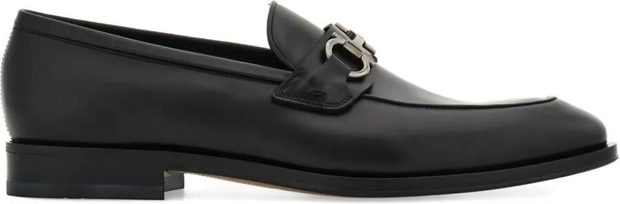 Ferragamo Loafers met Gancini-gesp Zwart