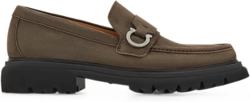Ferragamo Loafers met Gancini ornament Bruin