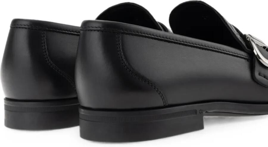 Ferragamo Loafers met Gancini ornament Zwart - Foto 4
