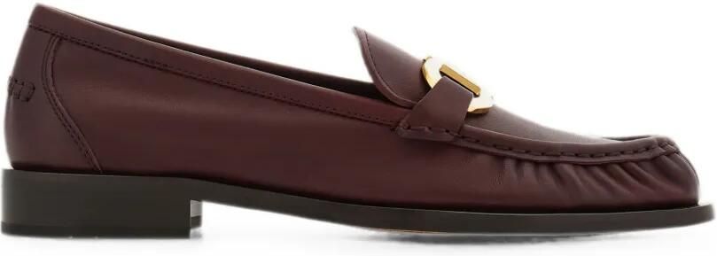 Ferragamo Loafers met Gancini-plakkaat Bruin