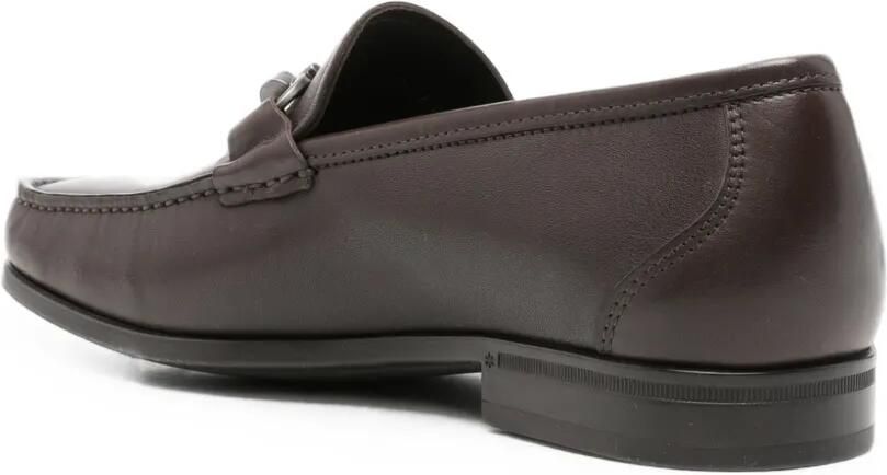Ferragamo Loafers met Gancini-plakkaat Bruin - Foto 2