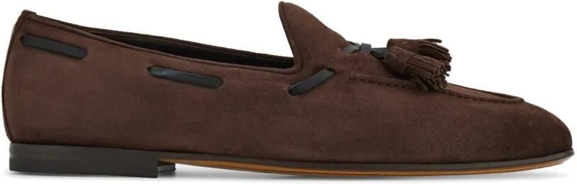 Ferragamo Loafers met kwastje Bruin