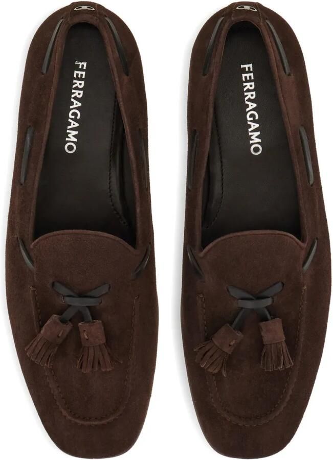 Ferragamo Loafers met kwastje Bruin - Foto 3