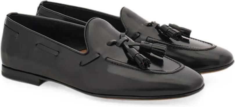 Ferragamo Loafers met kwastje Zwart