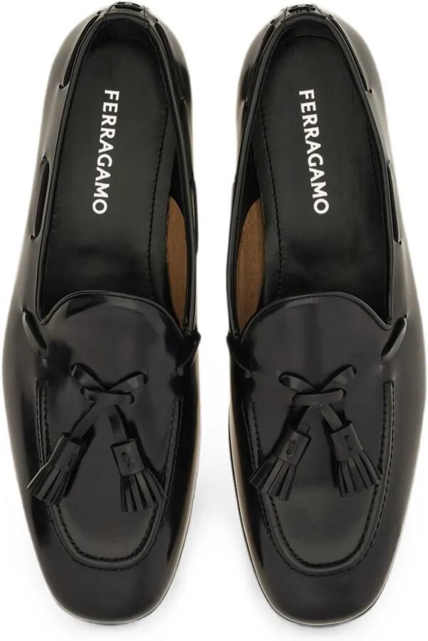 Ferragamo Loafers met kwastje Zwart - Foto 3