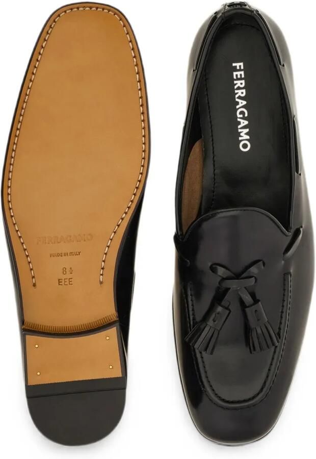 Ferragamo Loafers met kwastje Zwart - Foto 2