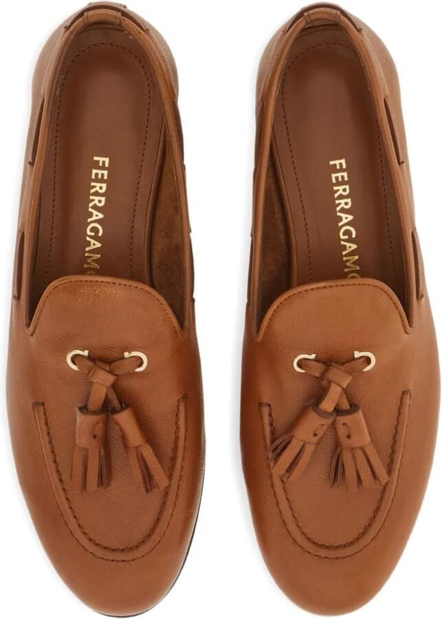 Ferragamo Loafers met kwastjes Bruin - Foto 3