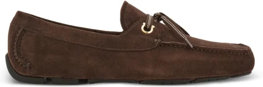 Ferragamo Loafers met veters Bruin - Foto 5