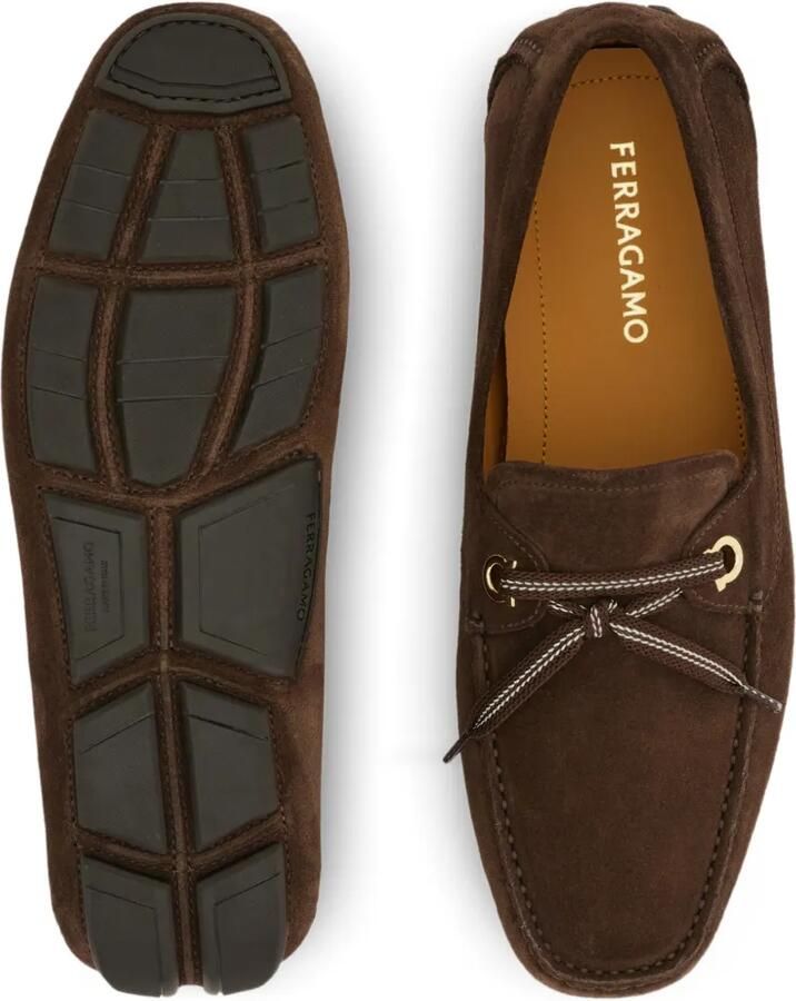 Ferragamo Loafers met veters Bruin - Foto 3
