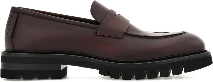 Ferragamo Loafers met zadelbandje Bruin