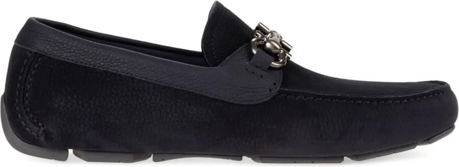 Ferragamo Loafers verfraaid met gancini Blauw