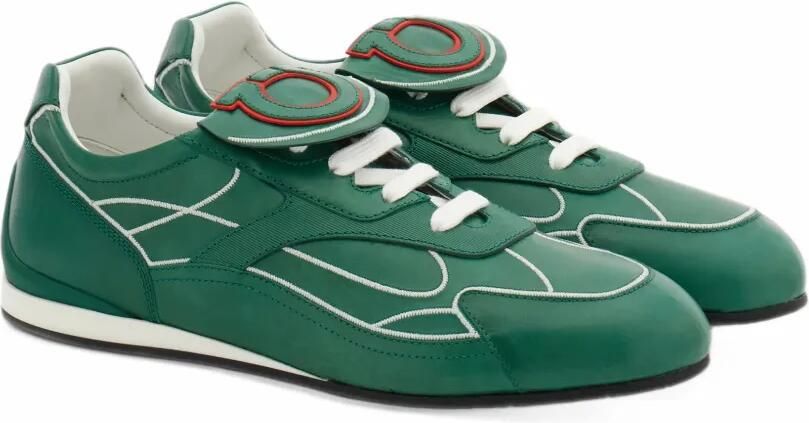 Ferragamo low-top sneakers Citymatch Capsule Groen - Foto 5
