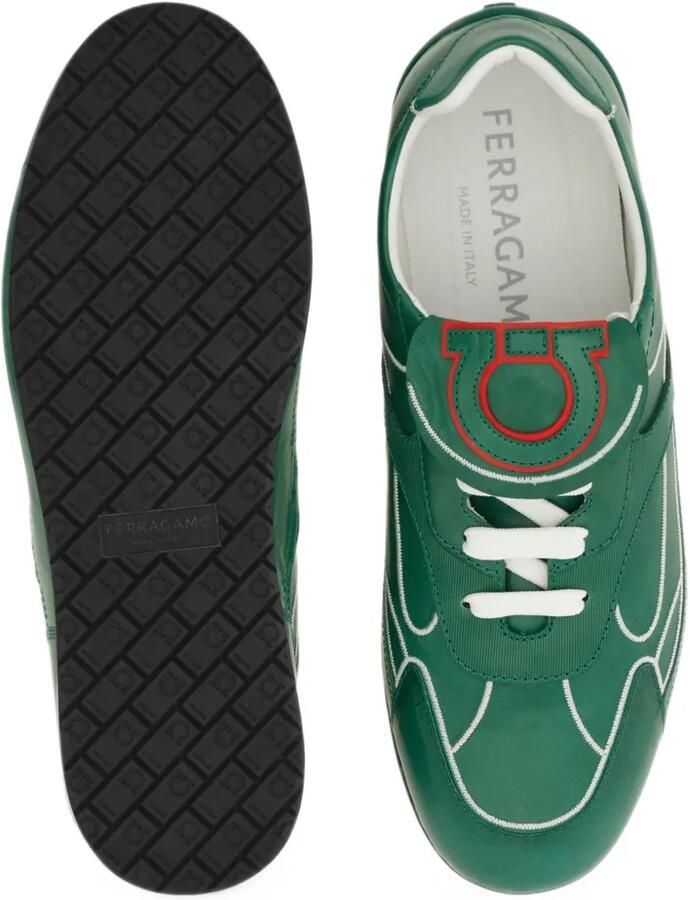 Ferragamo low-top sneakers Citymatch Capsule Groen - Foto 3