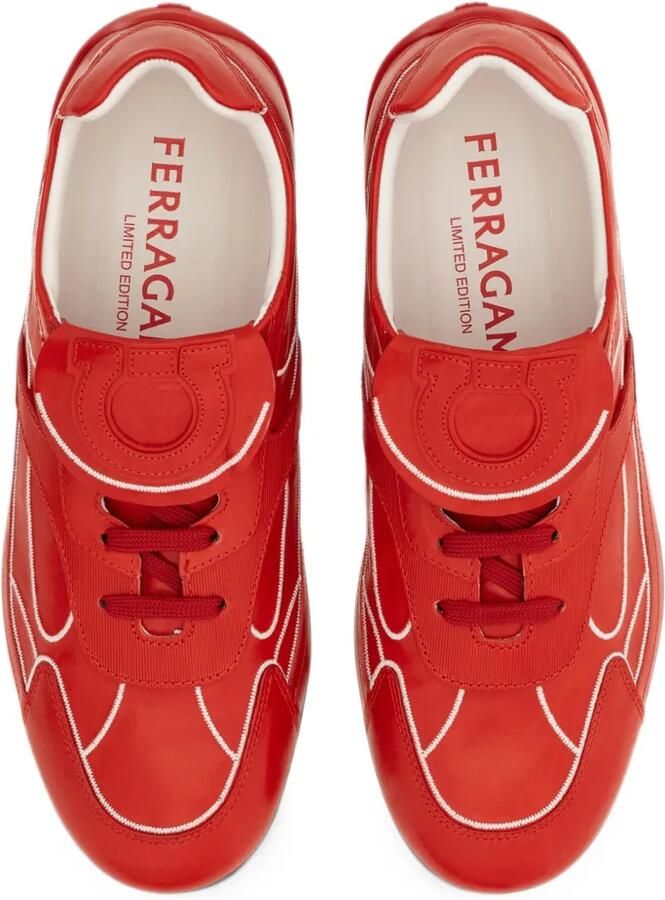 Ferragamo low-top sneakers Citymatch Capsule Rood - Foto 4