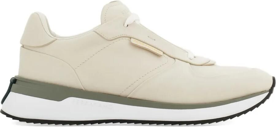 Ferragamo Low-top sneakers met gancini-detail Wit