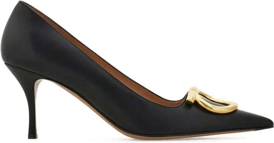 Ferragamo Maxi Gancini pumps Zwart