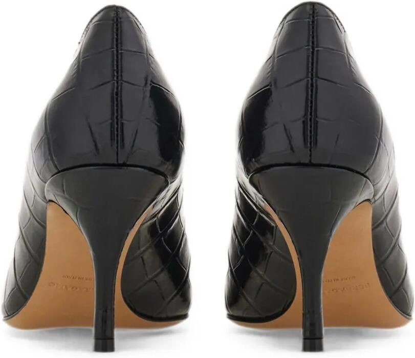 Ferragamo Maxi Gancini pumps Zwart - Foto 4