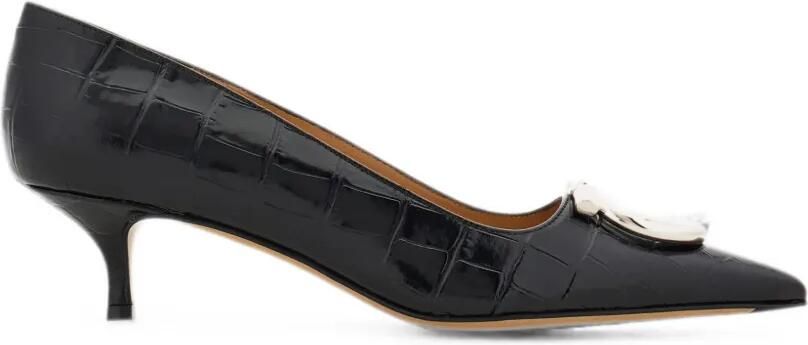 Ferragamo Maxi Gancini pumps Zwart