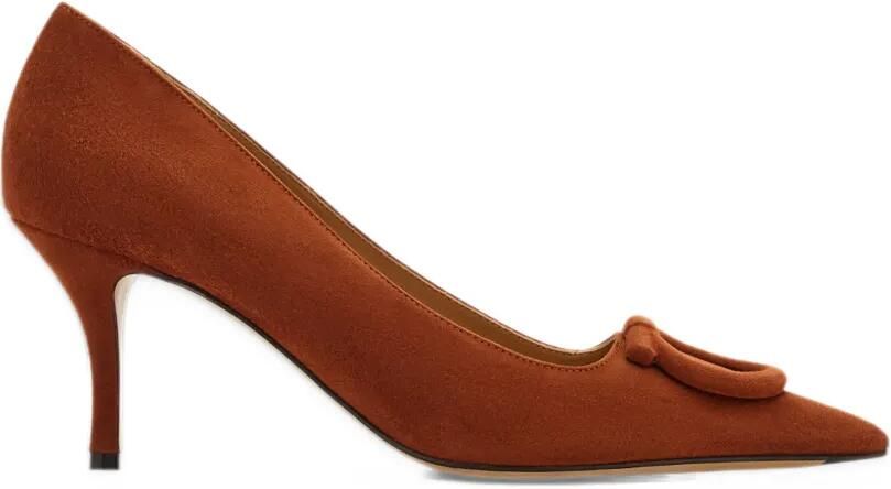 Ferragamo mid-heel maxi Gancini pumps Bruin