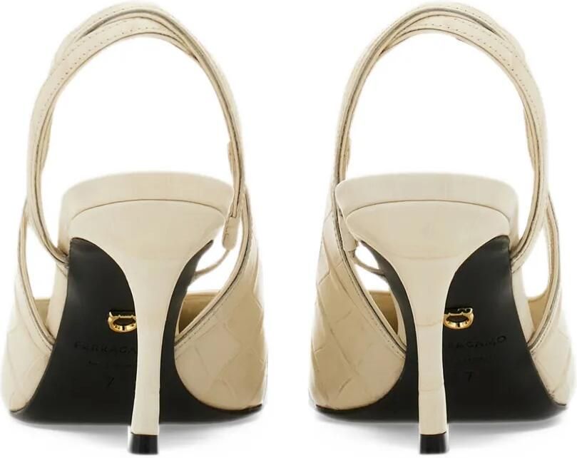 Ferragamo Mid heels slingback Beige - Foto 2