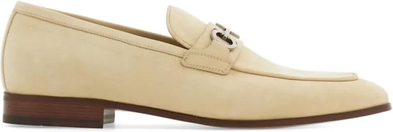Ferragamo Mocassins met Gancini ornament Beige