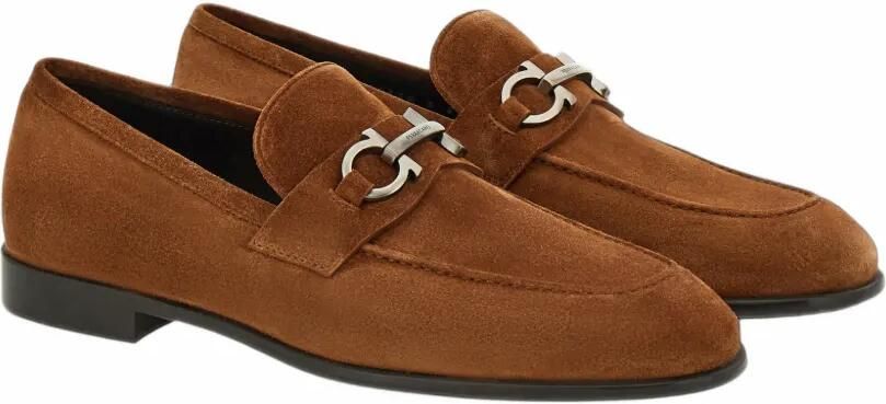 Ferragamo Moccasins with Gancini ornament Bruin - Foto 5