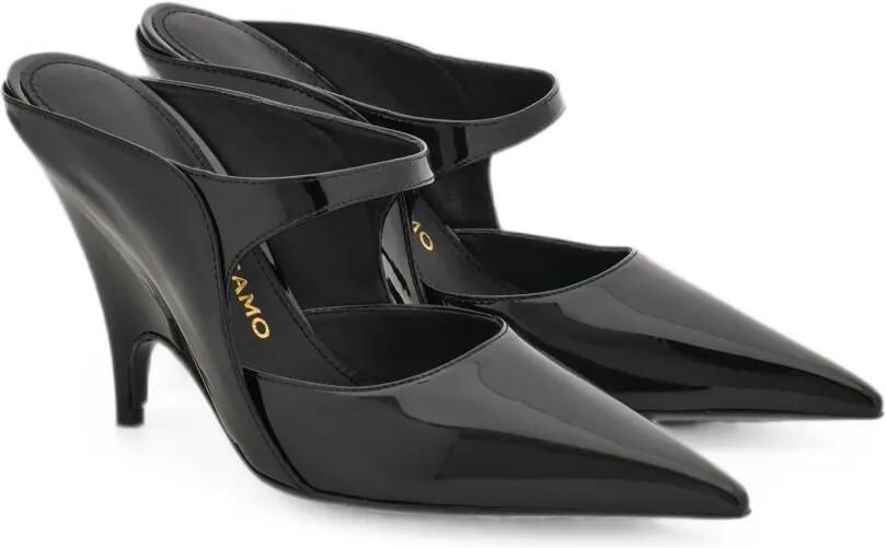 Ferragamo Muiltjes met sleehak Zwart - Foto 4