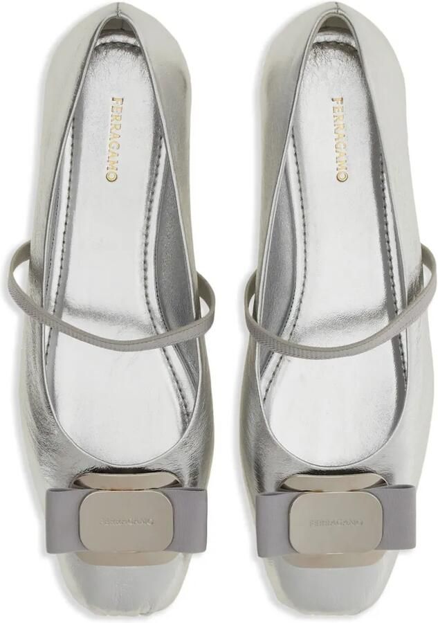 Ferragamo New Vara ballerina's Zilver - Foto 2