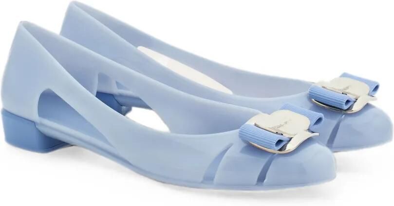 Ferragamo New Vara jelly ballerina's Blauw - Foto 5