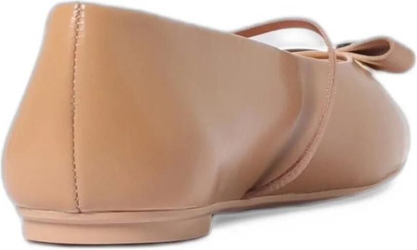 Ferragamo New Vara plate ballet flat Beige