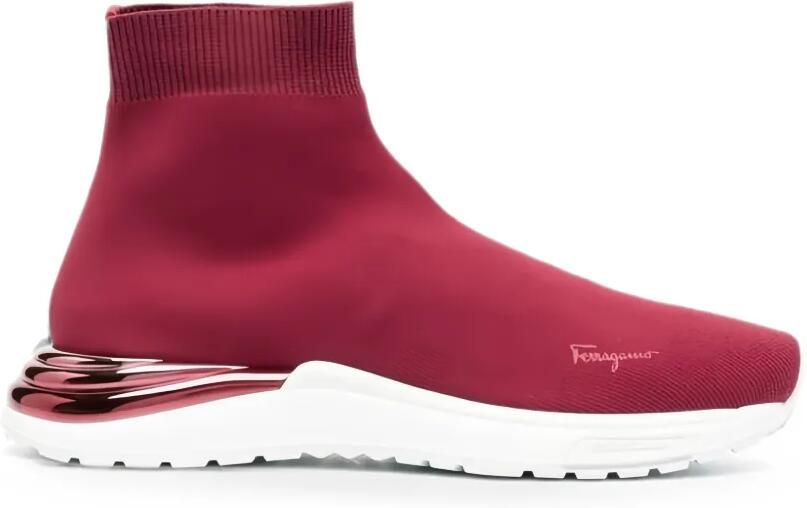Ferragamo Ninette soksneakers Rood