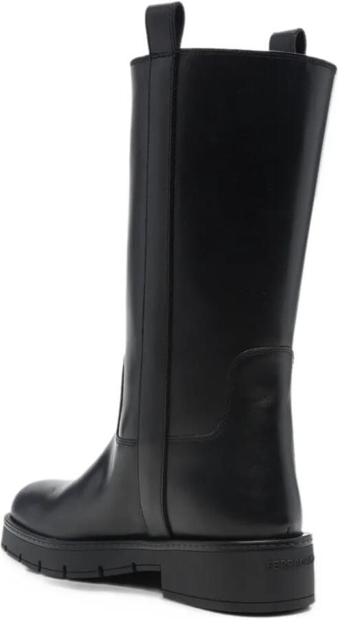 Ferragamo Nyves Gancini boots Zwart - Foto 3