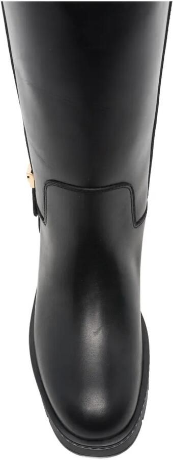 Ferragamo Nyves Gancini boots Zwart - Foto 4