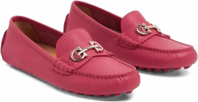 Ferragamo Odilia 1 loafers met Gancini-plakkaat Roze