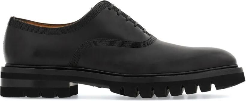 Ferragamo Oxford brogues with chunky tread Zwart - Foto 5