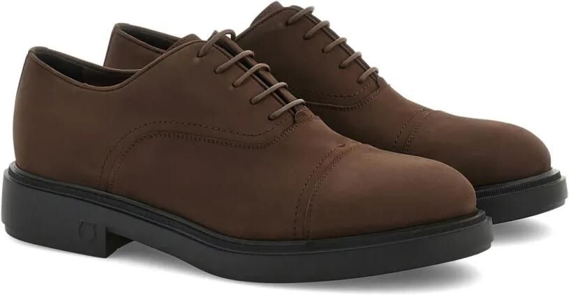Ferragamo Oxford schoenen met bewerkte neus Bruin - Foto 2