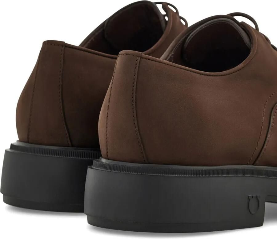 Ferragamo Oxford schoenen met bewerkte neus Bruin - Foto 5