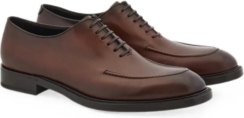 Ferragamo Oxford schoenen met stikseldetail Bruin - Foto 5