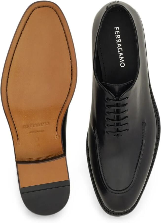 Ferragamo Oxford schoenen met stikseldetail Zwart - Foto 3