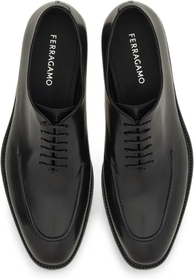 Ferragamo Oxford schoenen met stikseldetail Zwart - Foto 4