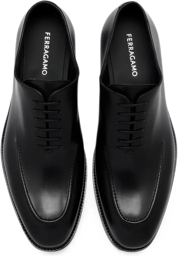 Ferragamo Oxford shoes with stitching detail Zwart - Foto 3
