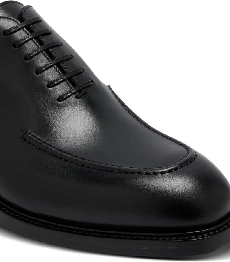 Ferragamo Oxford shoes with stitching detail Zwart - Foto 4
