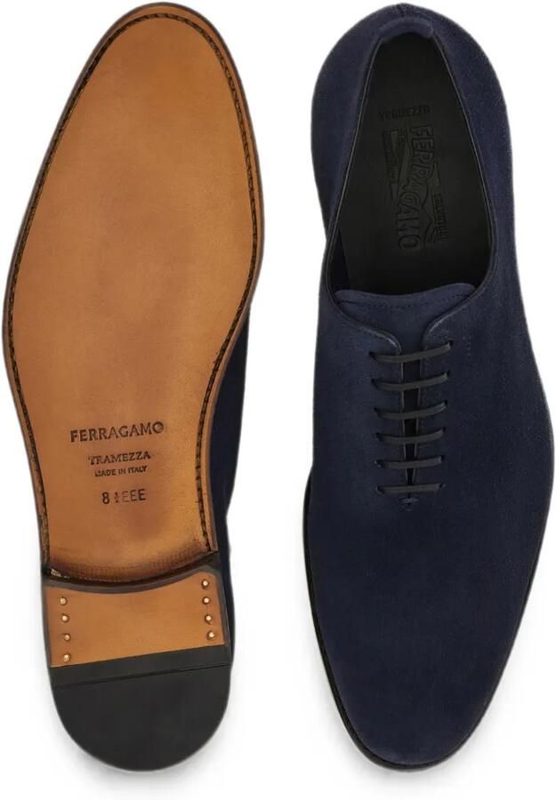 Ferragamo Oxford Tramezza schoenen Blauw - Foto 3