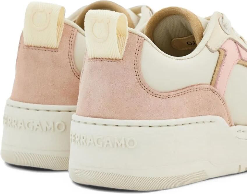 Ferragamo panelled sneakers Roze - Foto 4