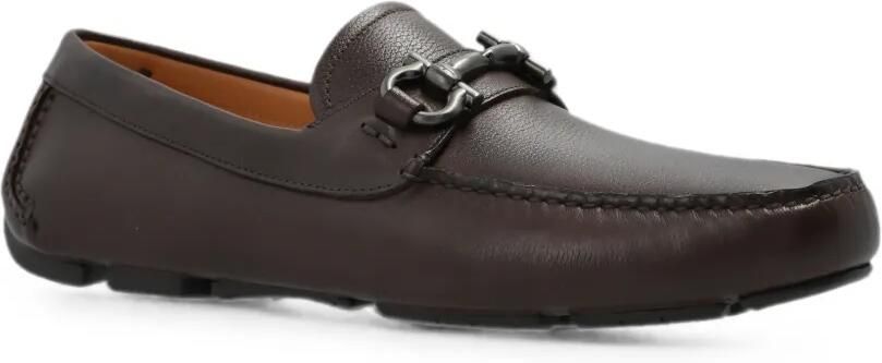 Ferragamo Parigi New leren loafers Bruin - Foto 4