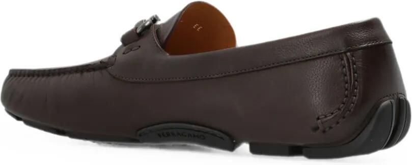 Ferragamo Parigi New leren loafers Bruin - Foto 5