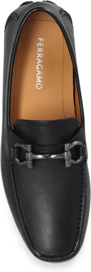 Ferragamo Parigi New leren loafers Zwart - Foto 3